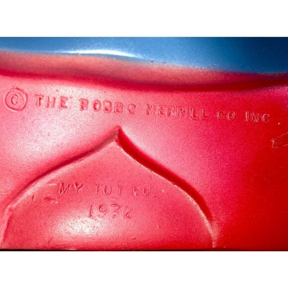 1972 Raggedy Ann Rubber Bank 10½" -The Bobbs Merrill Co.Inc.,My 1972 Toy Shop - Picture 9 of 9